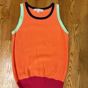 LOFT Vibrant Sleeveless Knit Top